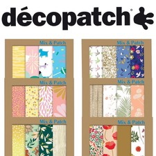 Decopatch Paper Sheets for Decoupage - x4 Full Size A3 Sheets - Mix & Patch