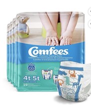Comfees Training Pants for Boys, 4T to 5t 19count, 6 pack , 114 total