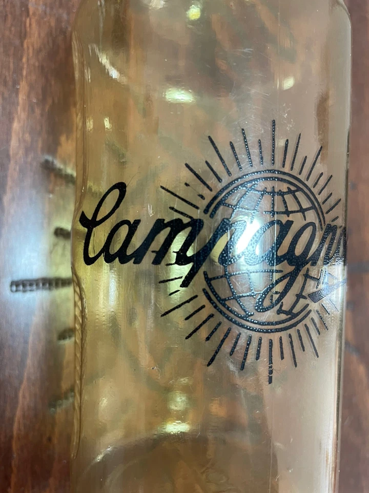 Botella de agua vintage NOS REG TORINO Campagnolo Globo Logo Bronce Blanco RARA Foto 3 de 4