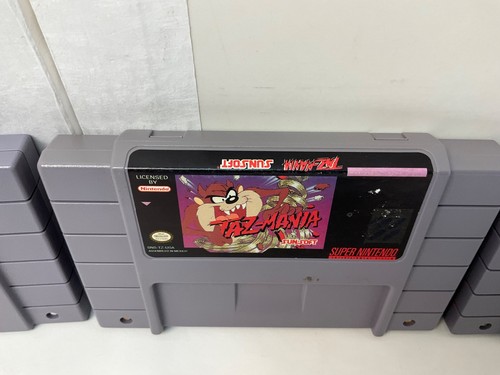 Tested ! SNES Lot 4 Battle Clash/Taz-Mania/Scooby-Doo Mystery Mario World Manual - Picture 2 of 15