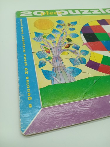 20 Teile Puzzle ELMER David McKee Kinder bunte Patchwork Elefant  - Bild 6 von 12