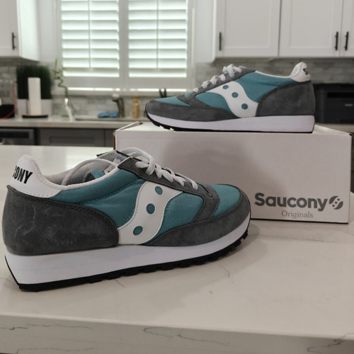 Saucony Jazz 81 Grey/Blue/White M Size 9