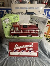 Structo Fire Truck Pumper Pressed Steel Original Box Red 2001