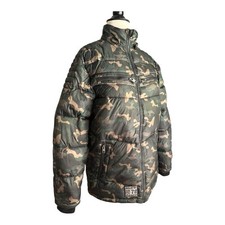 Diesel Youth Camouflage Jacket Size 16 No Hoodie Minor Flaws Military Style