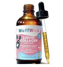 Liquid Collagen for Dogs - 4 oz 2X Bigger Than Others - Made in USA - Premium