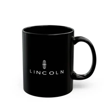 Lincoln Black Ceramic Coffee Mug 11oz – Tea, Hot Chocolate Cup