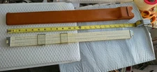 K&E 22" Slide Rule N4081-5 Log Log Duplex Decitrig w/ Original ( Damaged Case)