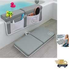 Baby Bath Kneeler and Elbow Rest Pad Set, Kneeling Pad for Bathing Babies, Ba...