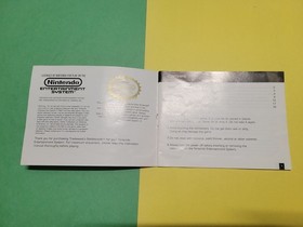Battletoads Nintendo NES Manual de instrucciones Folleto SOLO