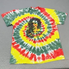 Vintage Vermont Reggae Fest T Shirt Tie Dye Stedman Super Hi Cru Large 90s