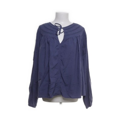 Universal Thread, Schluppenbluse, Größe: XL, Blau, Baumwolle, Einfarbig #sJ0