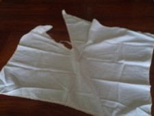 ANTICA MANTELLINA DA DONNA DA TOLETTA TOILETTE IN COTONE ROSA ANNI '30 NUOVA