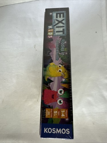 EXIT: the Game for Kids Riddles in Monsterville New Kosmos Multiple Play Age 5+ - Picture 4 of 10