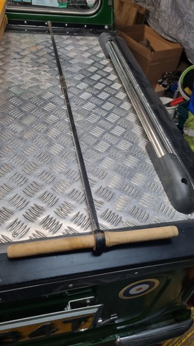 Mango de gato de madera vintage y eje de 2 piezas - Imagen 1 de 10