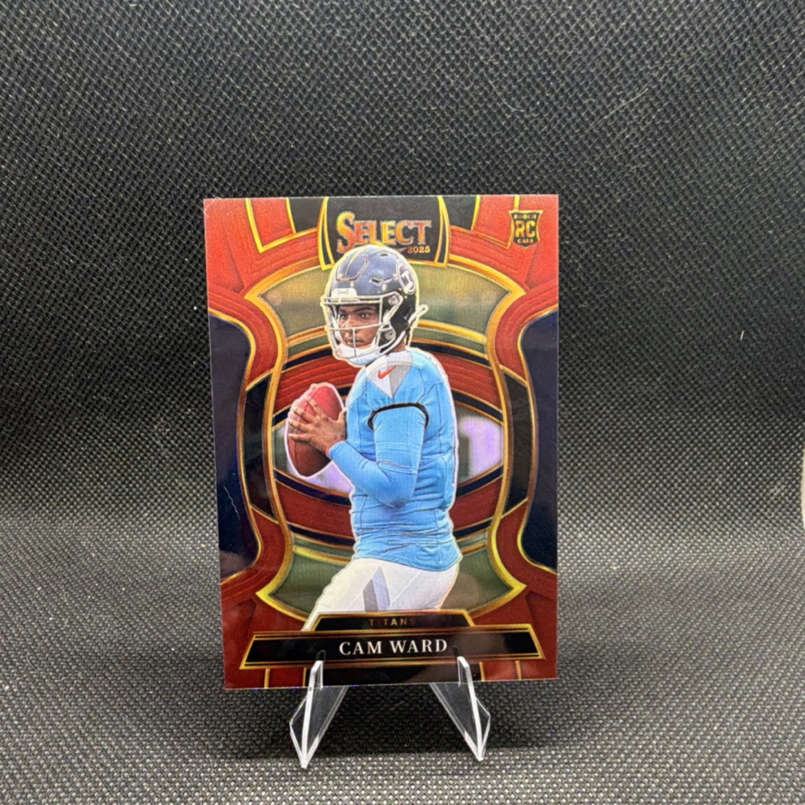 Panini Select Concourse Cam Ward Maroon Prizm Rookie #26/149 Titans 2025