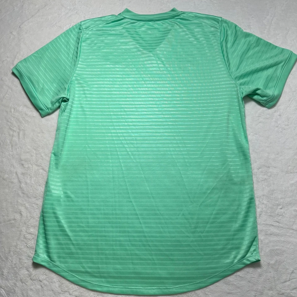 Nike Rafael Nadal Tenis Slam Verde Dri Fit Calce Ajustado Rayas Para Hombres L C19148-342 Foto 2 de 4