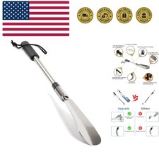 Long Handled Shoe Lifter 16" to 31" Adjustable Expander Shoe Horn - Extends ...