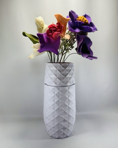 AMARANTH The Vase Reinvented Unique Twist Drain Trim System White Diamond Design - Bild 2 von 11