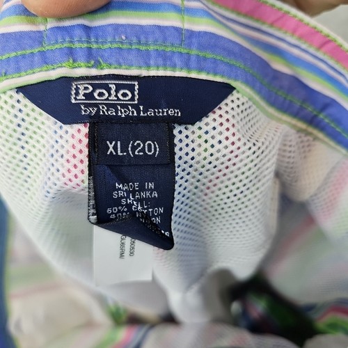 Polo Ralph Lauren Swim Shorts Trunks Boys Size XL Multicolor Striped Lined - Picture 4 of 9