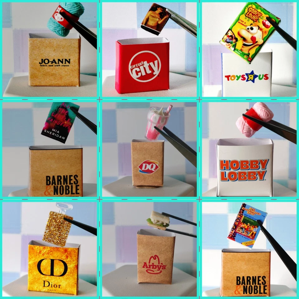 Miniature Dollhouse Accessories / 20 RANDOM BAGS WITH ACCESSORIES - Image 4 of 4