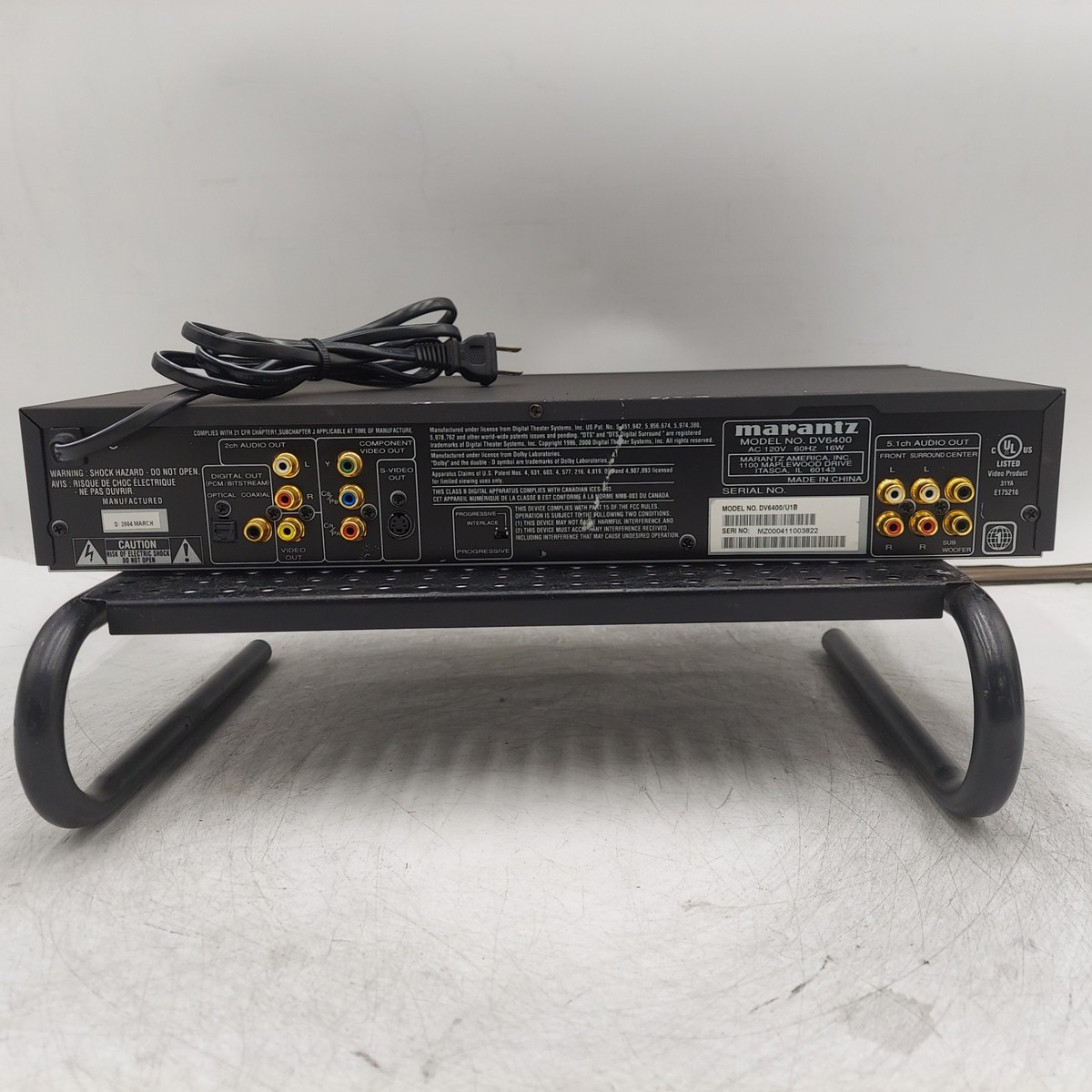 marantz DV-6400 SUPER AUDIO CD/DVD プレーヤー marantz DV 6400 Super Audio CD/DVD Player - YouTube