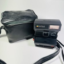 Vintage Polaroid 600 Land Camera Sun 640 Instant Film Camera w/ bag
