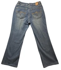 Jag Jeans Womens 12 Blue Denim Bootcut Stretch Mid Rise Five Pocket Classic