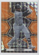 2022 Panini Mosaic Reactive Orange Mosaic Prizm Luis Robert #145 00em