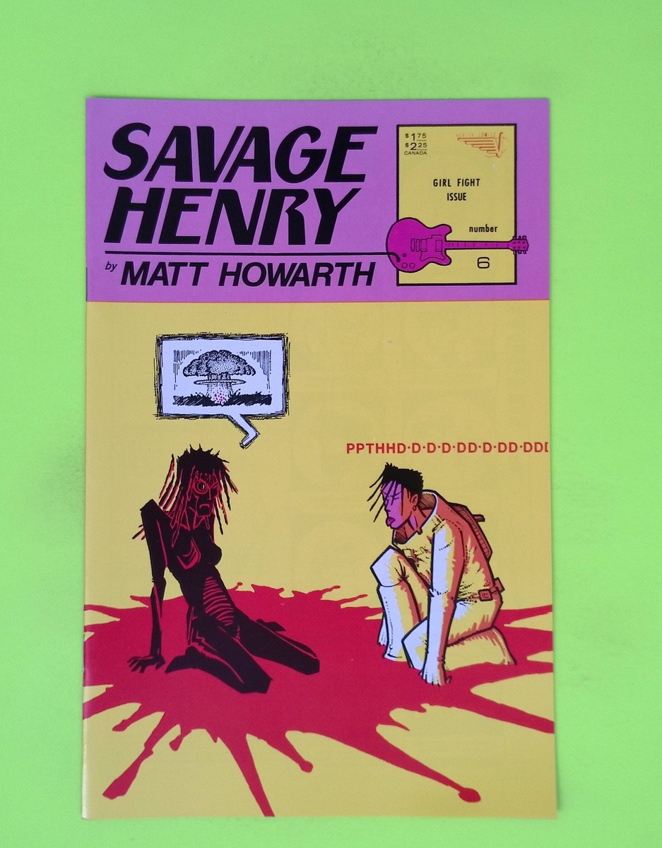 Savage Henry #6 Vol. 1 Vortex Publications High Grade Comic Book