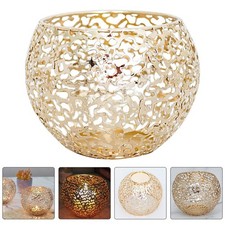 Centrotavola Da Pranzo Per Decorazione Del Tavolo Candeliere D'oro in Ferro