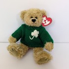 Ty Beanie Baby Blarney Attic Treasures Collection Bear W/Sweater, Clover, Tags,