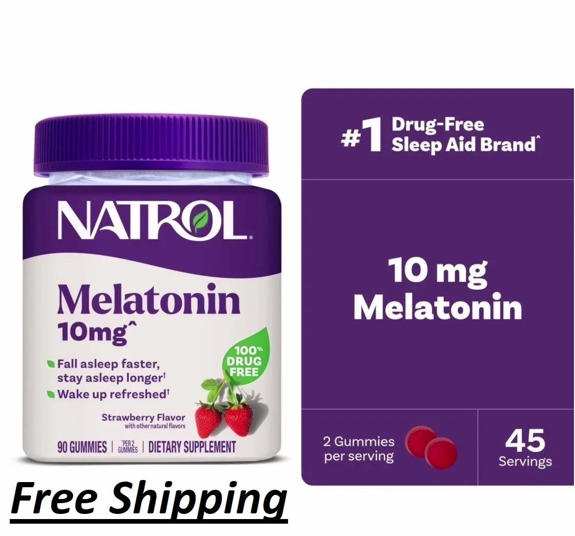 Natrol 10 mg Strawberry Gummies — 90 Count