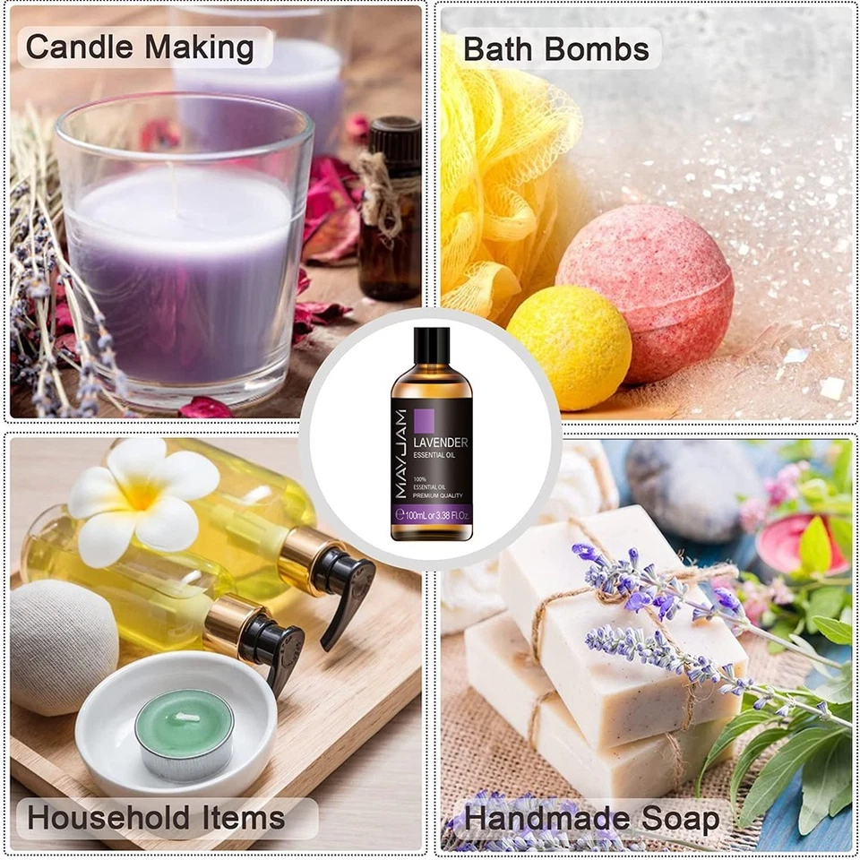 MAYJAM 3.38 oz Essential Oils 3.38 fl oz 100% Pure Natural Therapeutic Grade Oil - Image 3 of 4