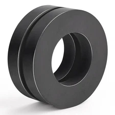 TRYMAG Ferrite Ring Magnets, Ceramic Magnets round Magnets with Hole, OD2.36" X