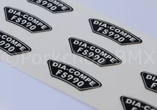Dia-Compe FS-990 BMX bicycle brake U-brake decals stickers (PACK OF 10) NEW