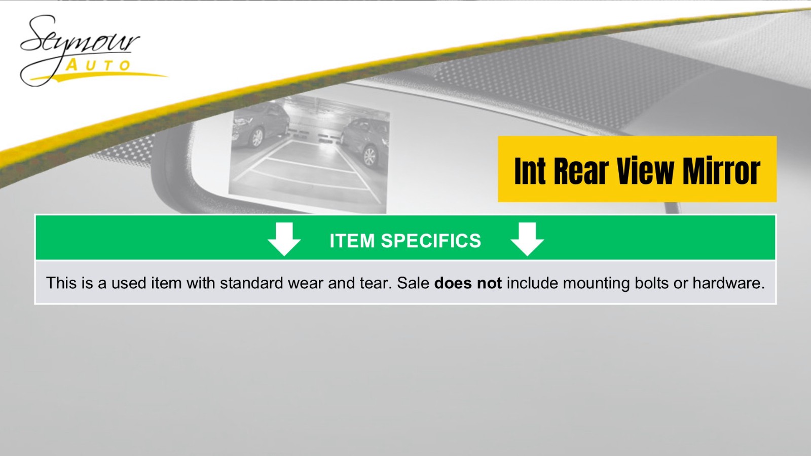 Rear View Mirror Fits 00-02 10-24 EXPRESS 3500 VAN 1433840 thumbnail 5