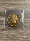 24k Gold Plated U. S., Liberty 1849 Eagle Twenty Dollars COPY COIN