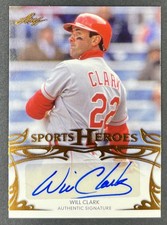 2013 Leaf Sports Heroes - Will Clark Autograph #BA-WC1 (AU)