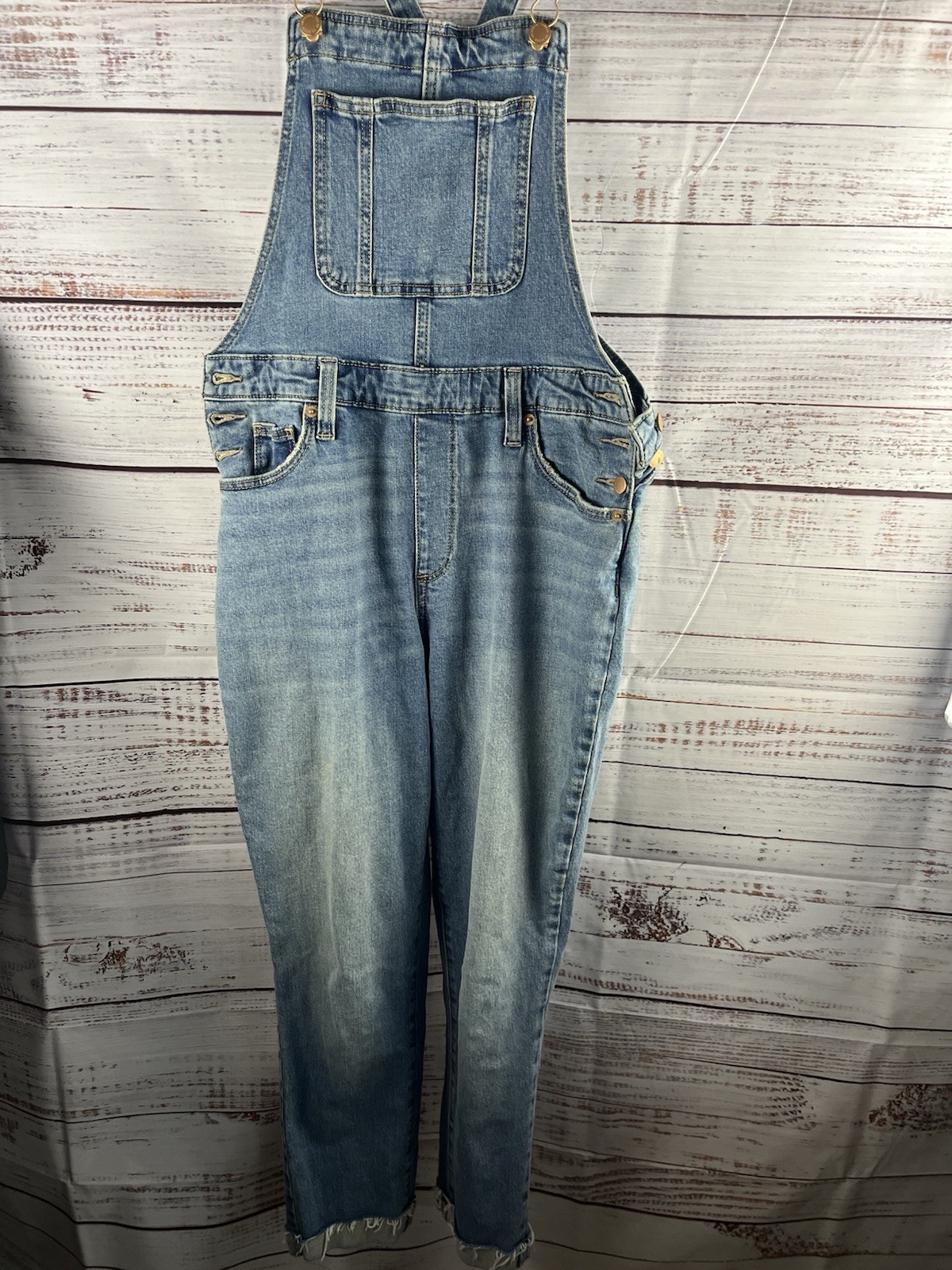 Universal Thread Denim Overall Pants/Jumpsuit Womens Clothing Size 6/28