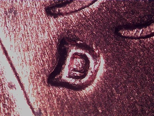 1956-D Lincoln Wheat Cent RPM-004 Repunched Mint Mark BU Red Unc