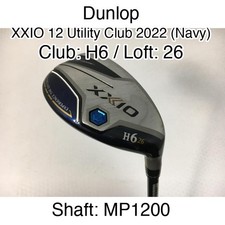 Dunlop XXIO 12 Utility Club 2022 Navy H6 Hybrid  26 MP1200 Regular Right-Hande