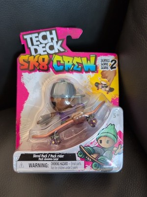 Tech Deck Series Shred Pack Sk8 Crew Grey Hat New In Packaging 
