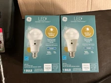 GE LED+ Dusk To Dawn A21 Light 100W Replacement New In Box