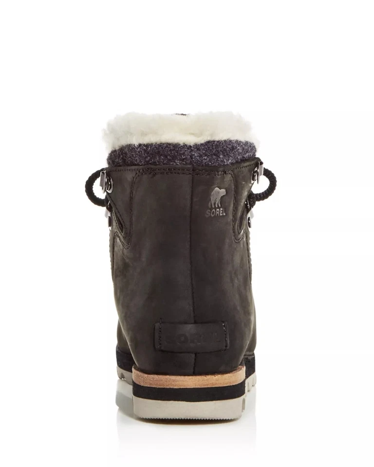 Sorel Sneakchic Alpine Holiday Shearling Waterproof Cold-Weather Boots, Size 7.5 - Image 2 of 4