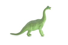 Brontosaurus Dinosaur, Rubber Realistic Model, Replica, Toy, Gift, 6" RI18 B166