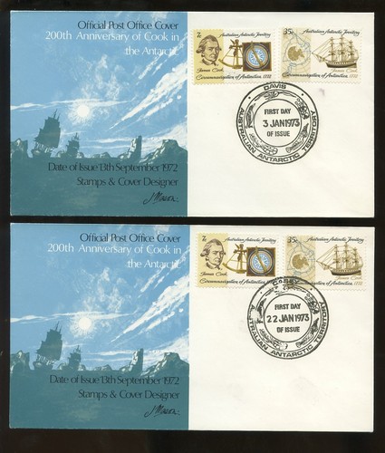 ANTARCTIC COVERS AUSTRALIA AAT ..FDCs Islands ..PRICED in GROUPS or SINGLY - Picture 44 of 58