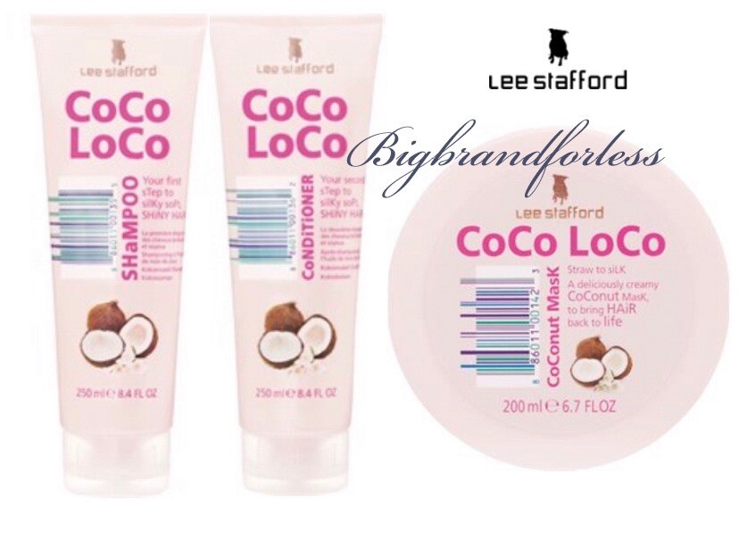 LEE STAFFORD COCO LOCO SHAMPOO. CONDITIONER, MASKENSET