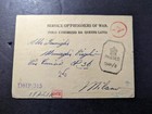 1943 India Prisoner of War POW Postcard Cover Bombay to Milan Italy — photo 1