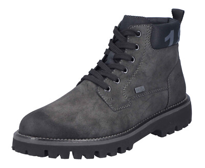RIEKER  Herren - Boots  Reißverschluss  RIEKER-TEX  anthrazit  FEDERLEICHT