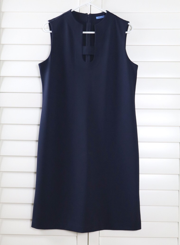 J. MCLAUGHLIN $178 Solid Navy Ponte Stretch Cutou… - image 5